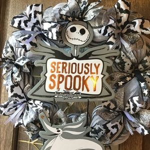 Halloween wreaths Jack Skellington